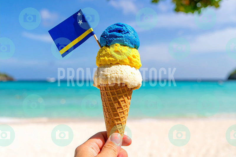 Curacao Ice Cream Flag 1320