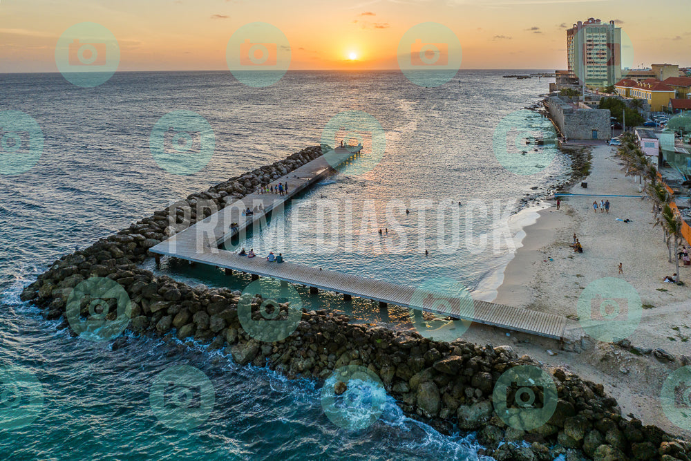 Curacao Willemstad Punda Beach 514